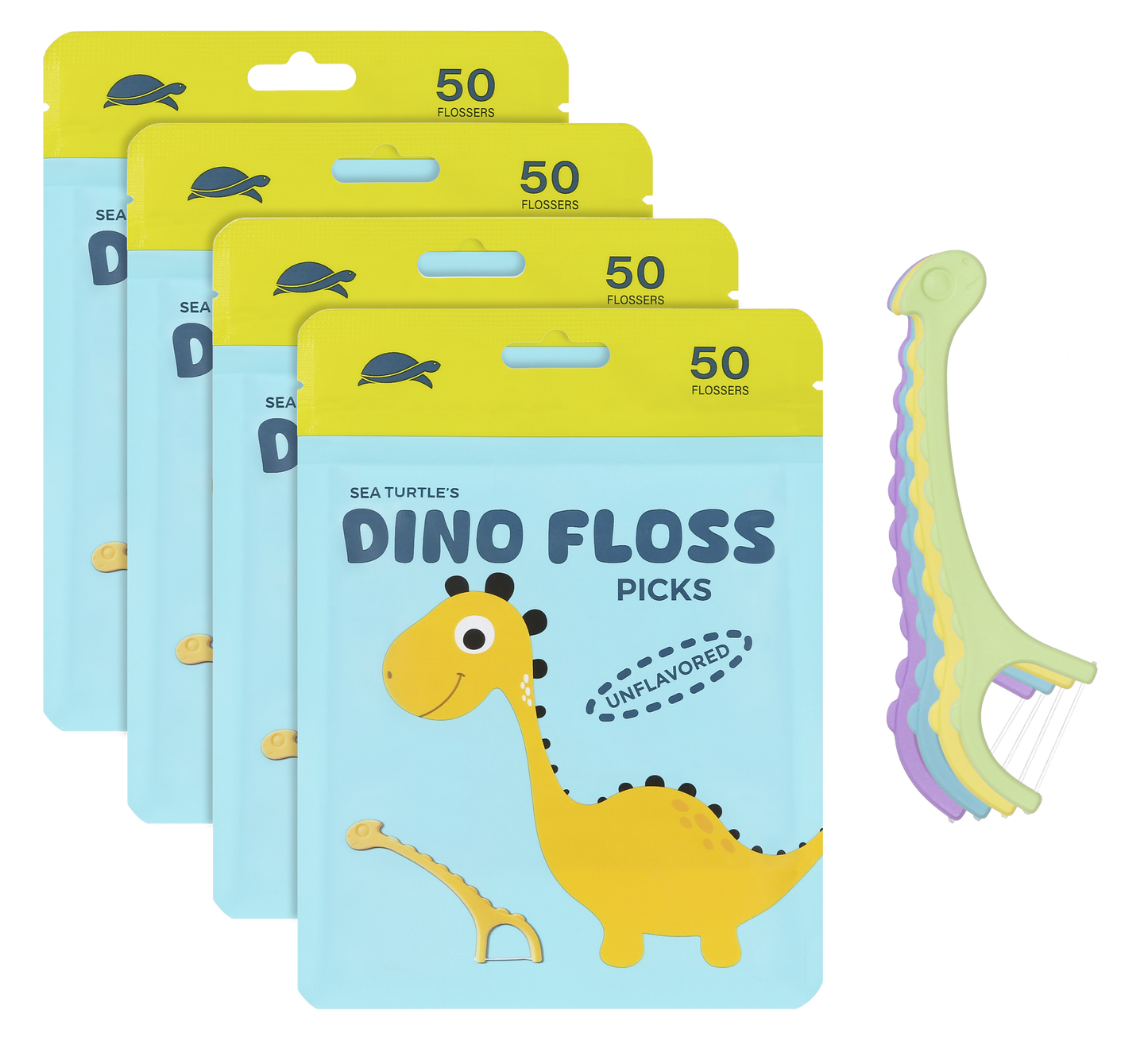 Dino Floss Picks for Kids