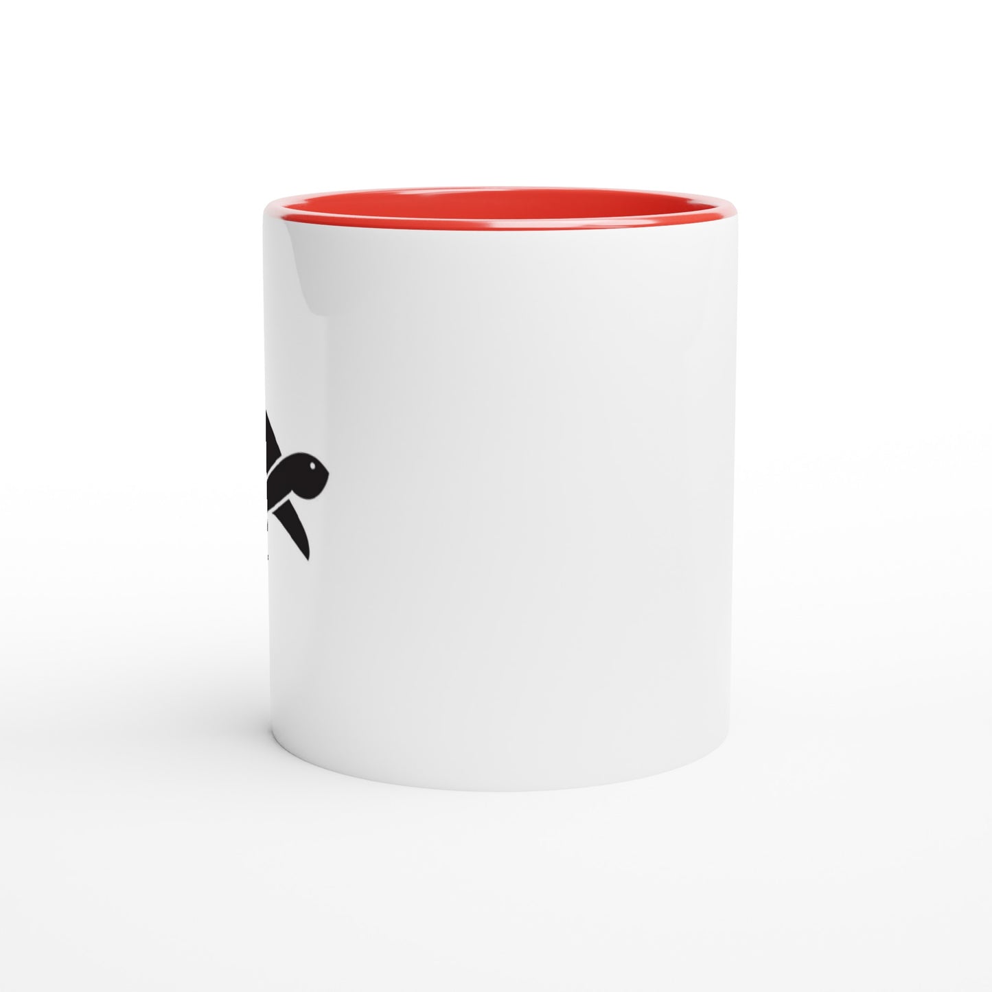 SeaTurtle White 11oz Ceramic Mug with Color Inside