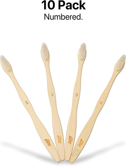 Bulk Sealed Bamboo Toothbrushes