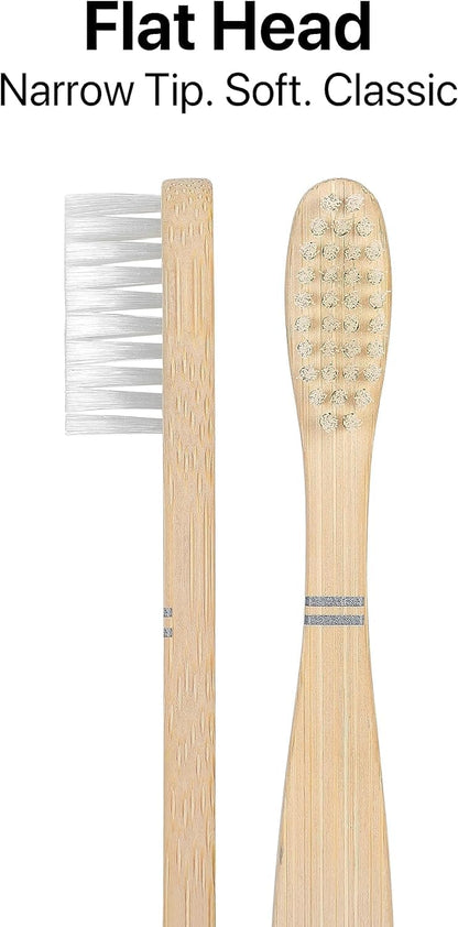 Bulk Kids Sealed Bamboo Toothbrushes