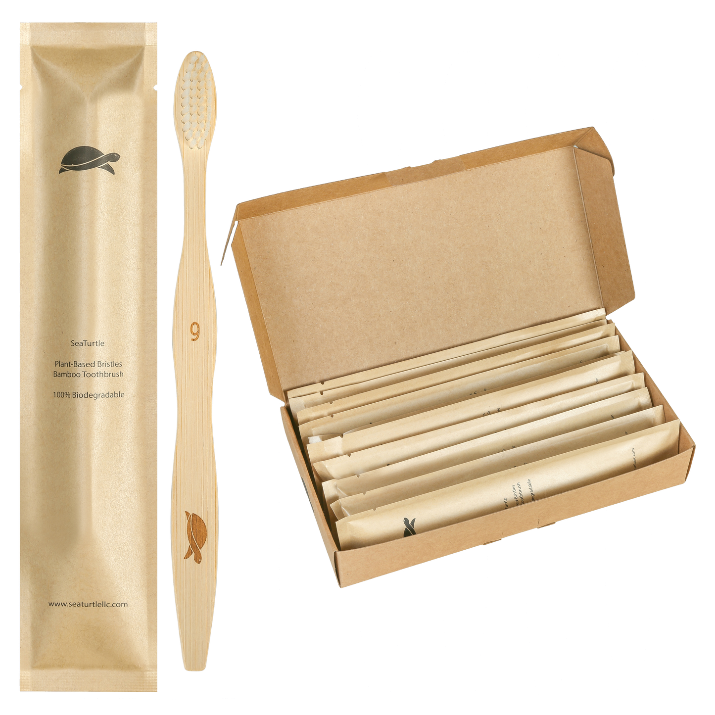 Bulk Sealed Bamboo Toothbrushes