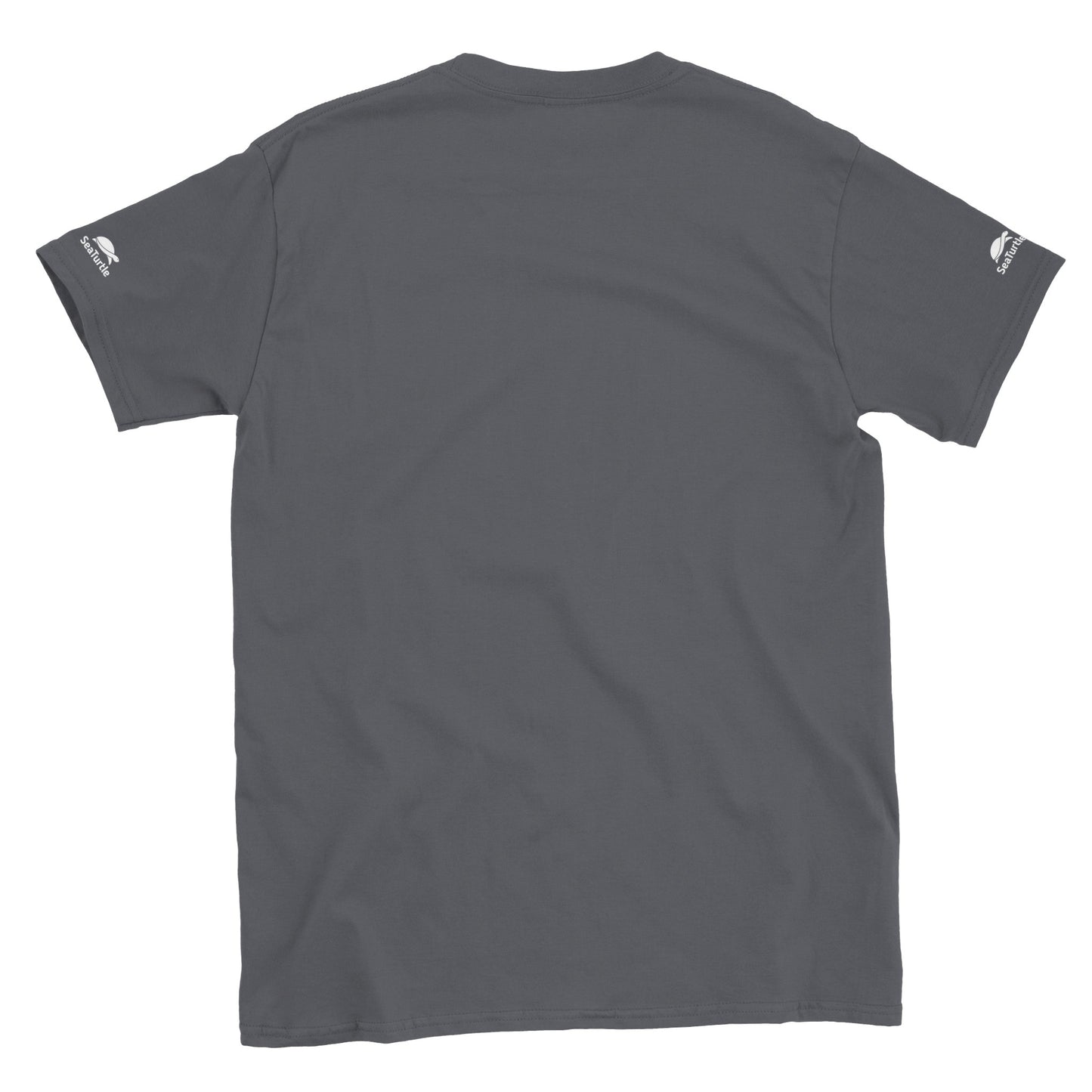 Sea Turtle Classic Unisex Crewneck T-shirt - Sleeve Logo