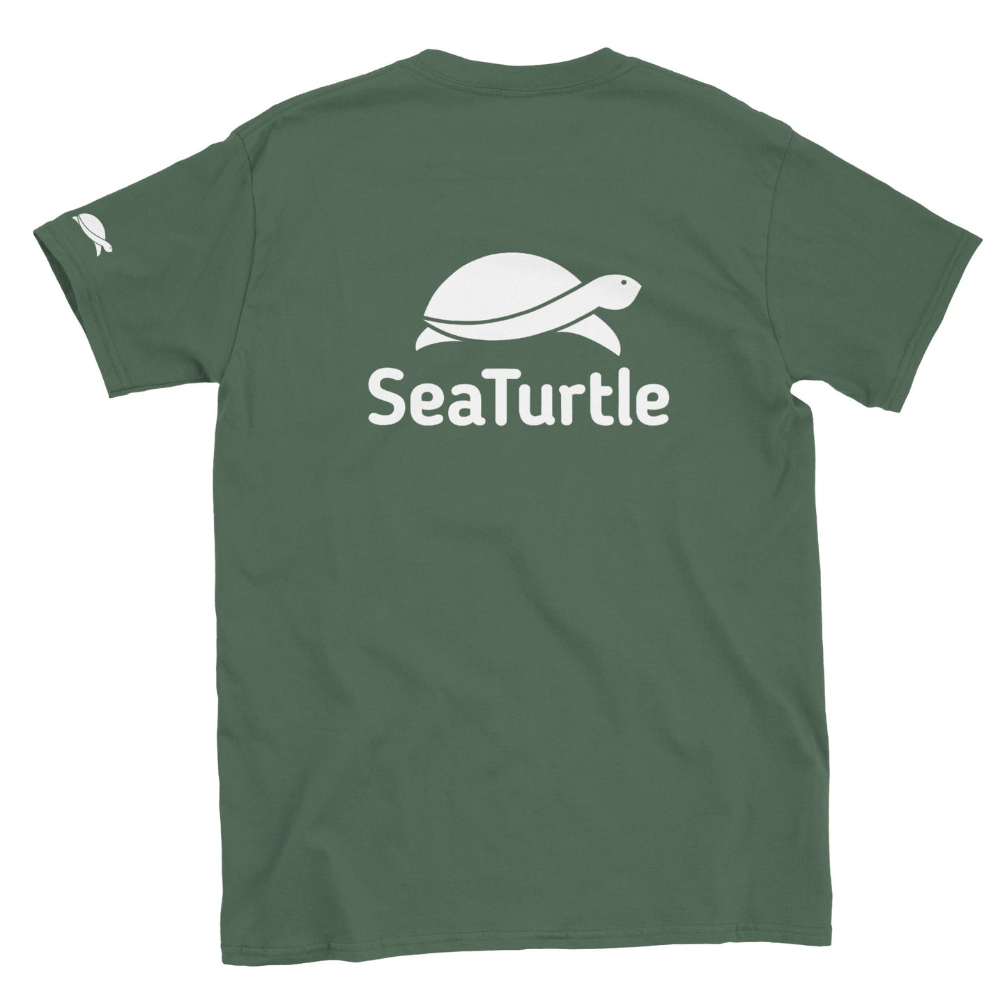 SeaTurtle Classic Unisex Crewneck T-shirt - Logo Graphic (Back)