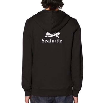 SeaTurtle Organic Unisex Zip Hoodie