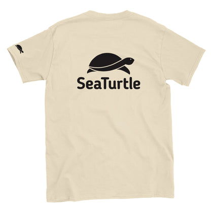 SeaTurtle Classic Unisex Crewneck T-shirt - Logo Graphic (Back)